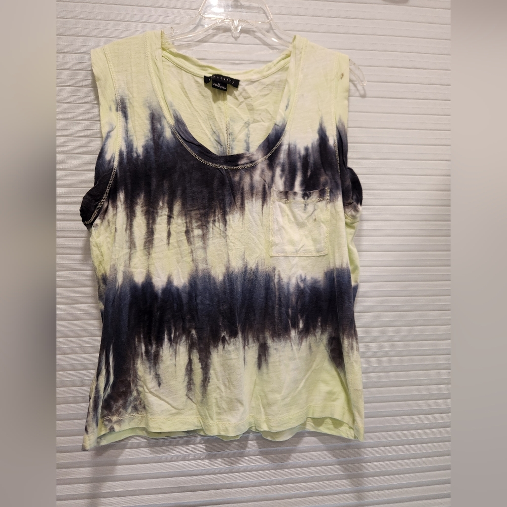 Sanctuary Tie-Dye Women's Top - Black and Green